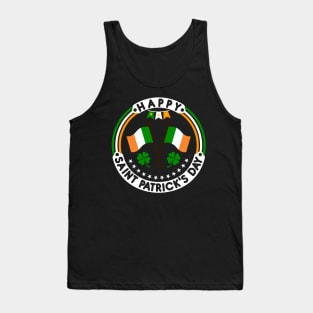 Happy Saint Patrick's Day Irish Flag Tees Tank Top